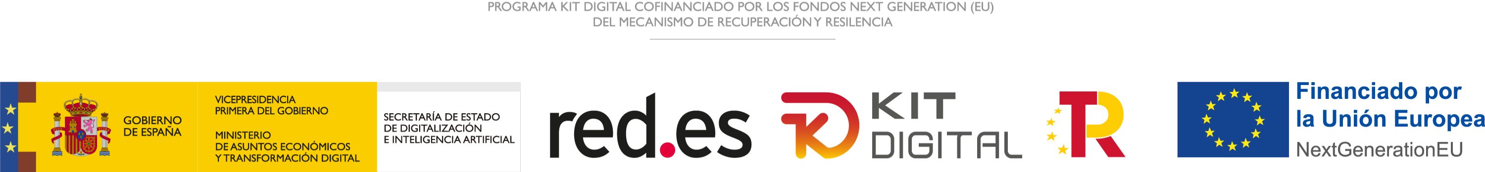 Programa Kit Digital cofinanciado por los fondos Next Generation (EU)