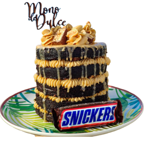 Snickers - Mono de Dulce, reposteria artesanal en Sevilla